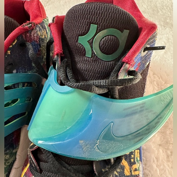 Men's Nike KD 14 NRG Ron English 2 Ky-D Sapphire/Melon Tint (DC9382 500) 10.5 - Picture 5 of 14